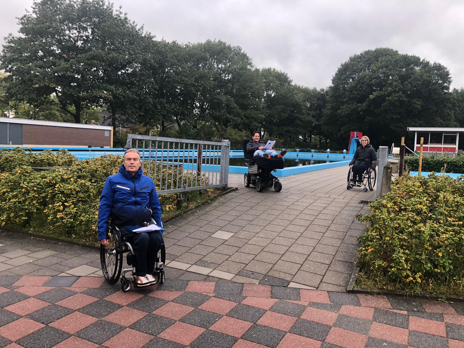 Te steile oprijlaan voor rolstoelgebruikers