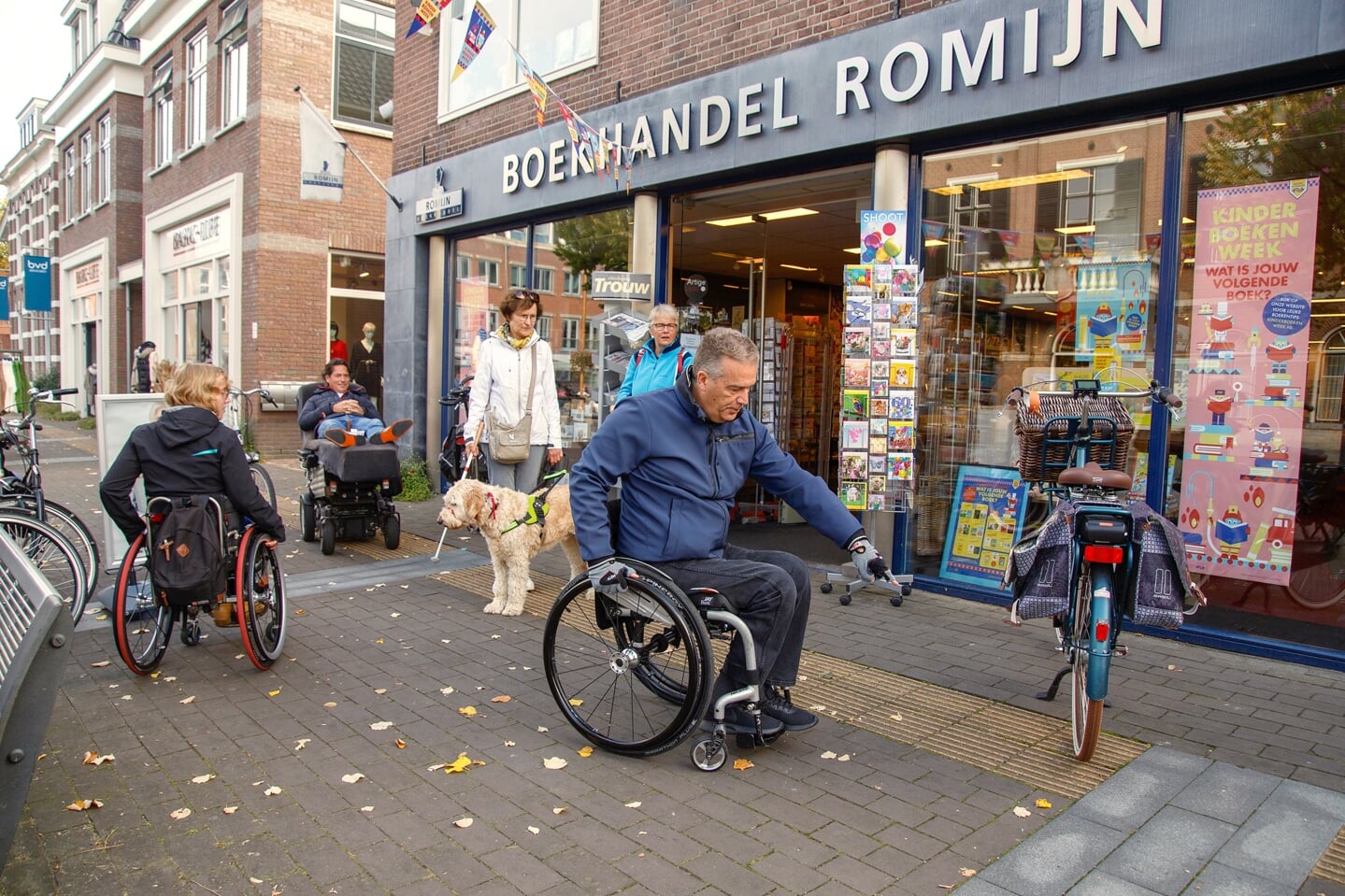 Fietsen op de geleidelijnen