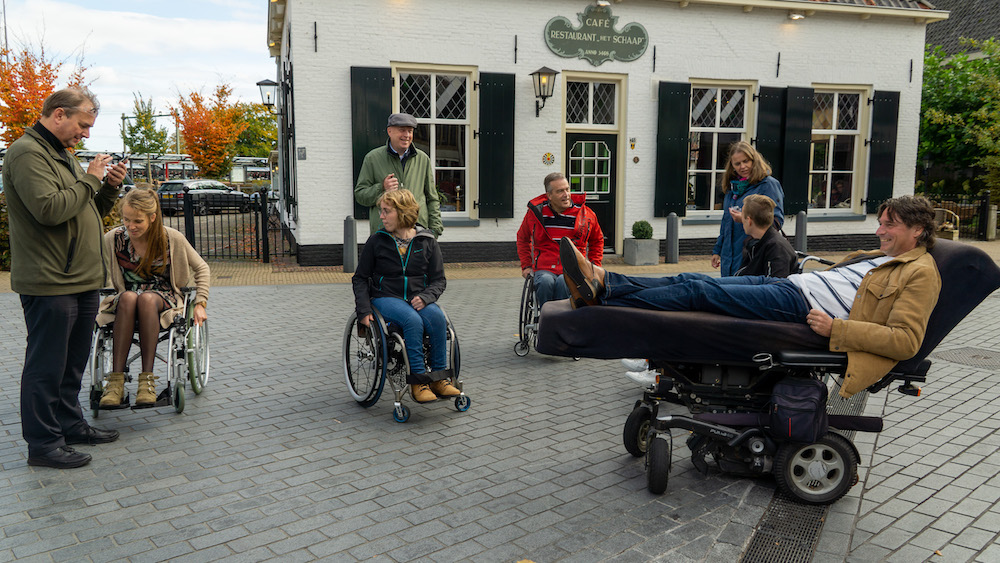 Evaluatie op locatie in het dorp